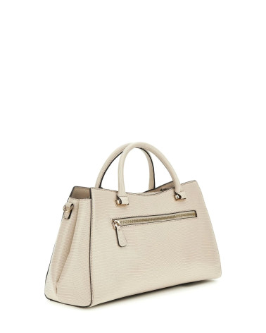 GUESS Salinge Taupe Satchel - Stylish and Functional Handbag